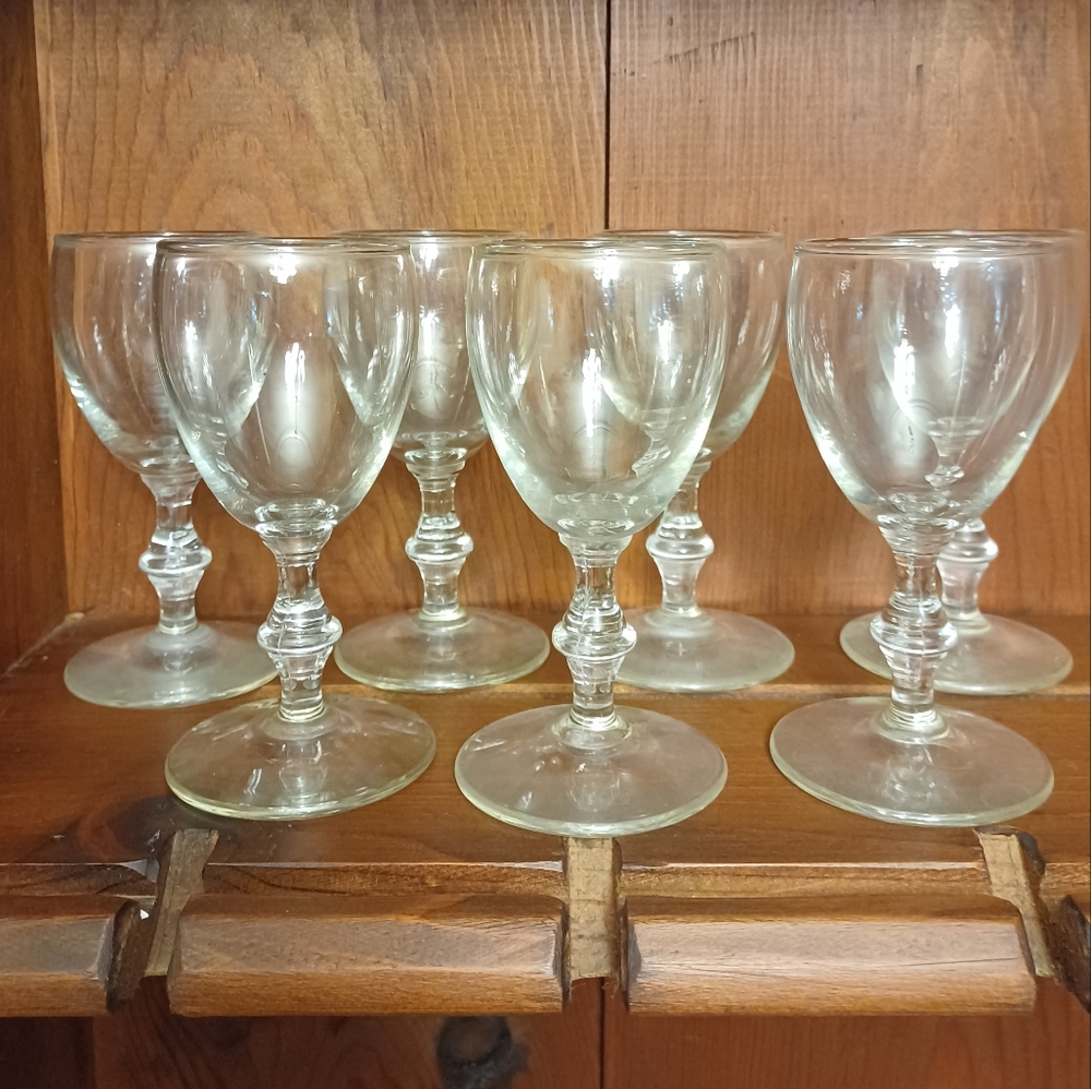 Vintage cordial glasses